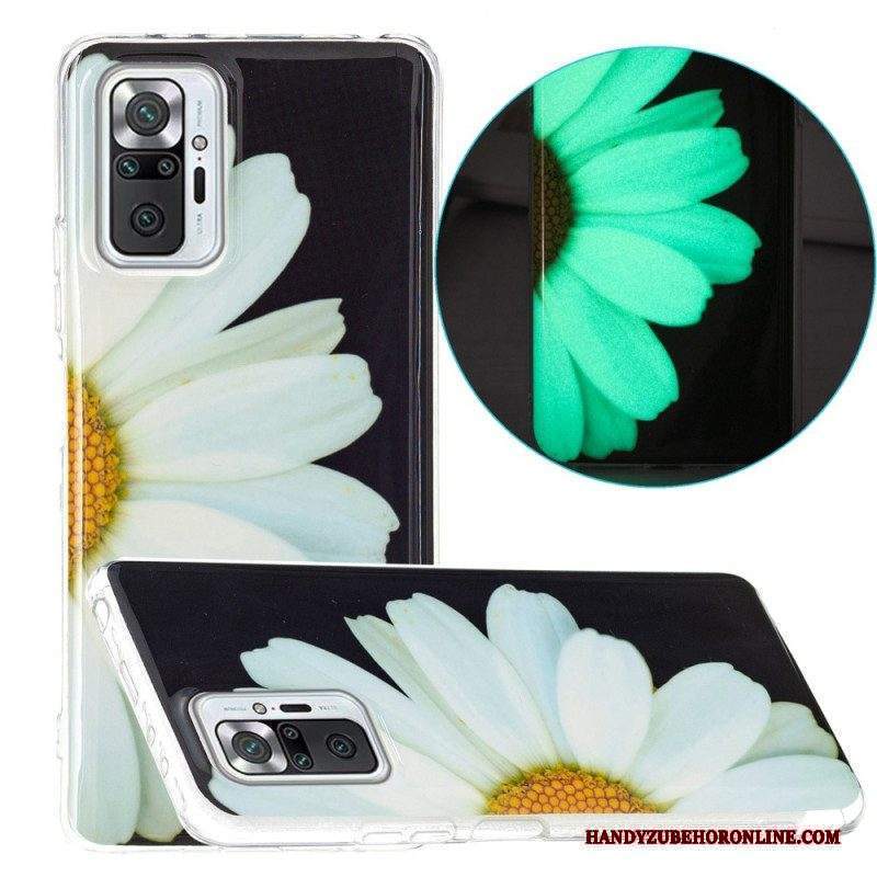 Cover Xiaomi Redmi Note 10 Pro Serie Di Fiori Fluorescenti