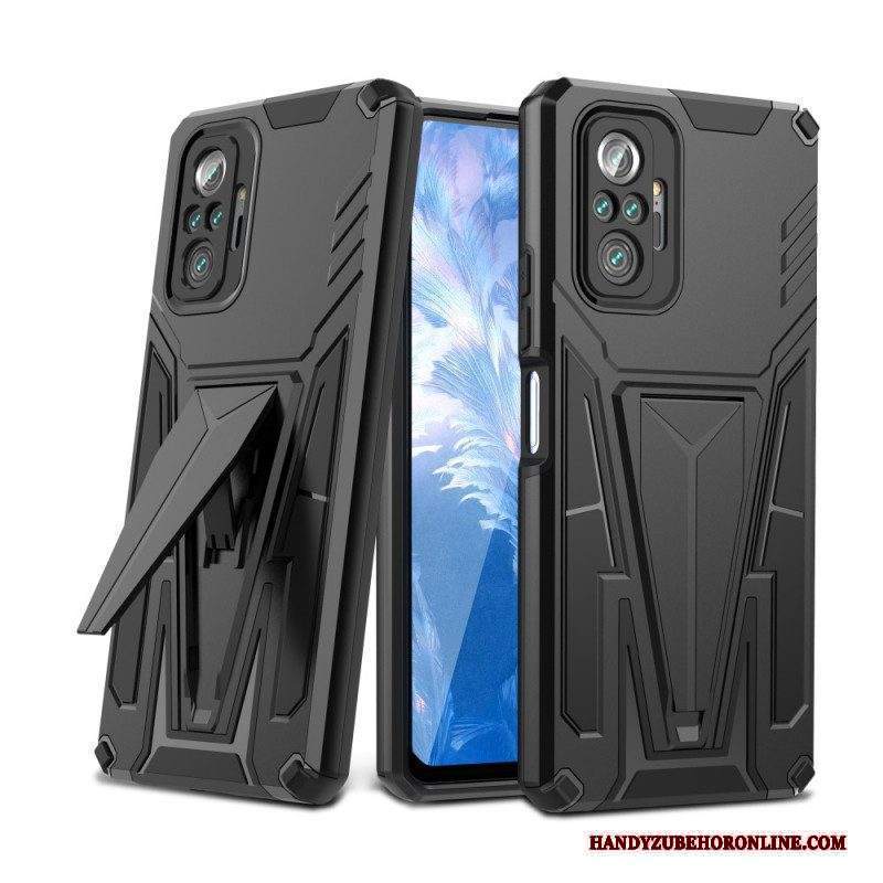 Cover Xiaomi Redmi Note 10 Pro Supporto Removibile Resistente