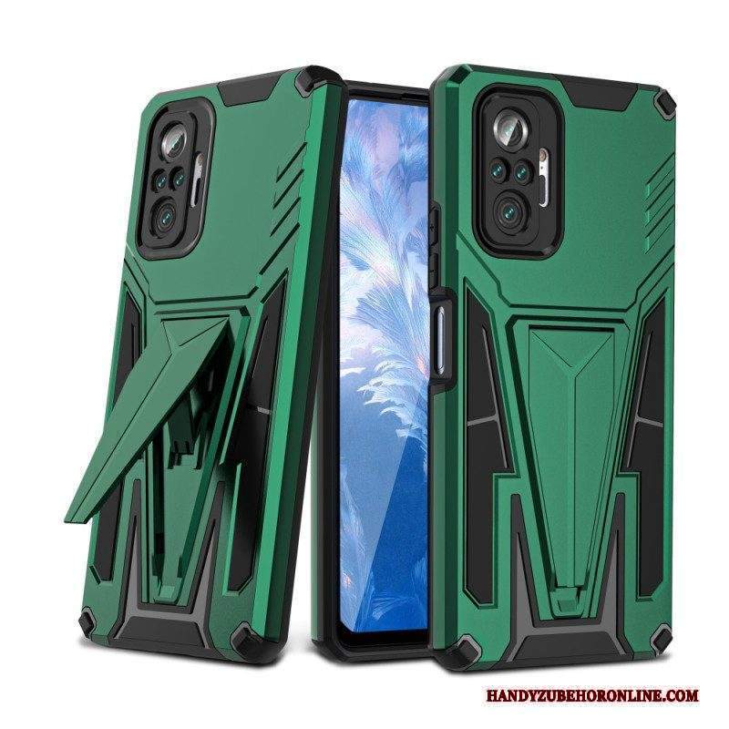 Cover Xiaomi Redmi Note 10 Pro Supporto Removibile Resistente