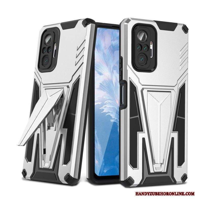 Cover Xiaomi Redmi Note 10 Pro Supporto Removibile Resistente