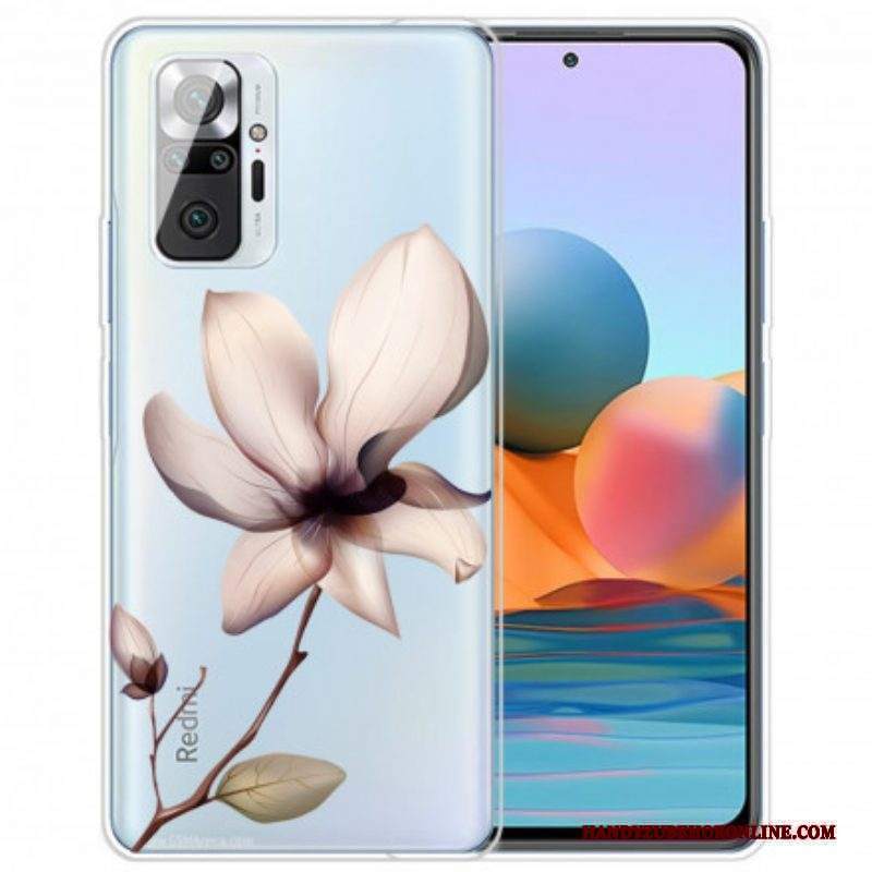 Cover Xiaomi Redmi Note 10 Pro Un Fiore Trasparente