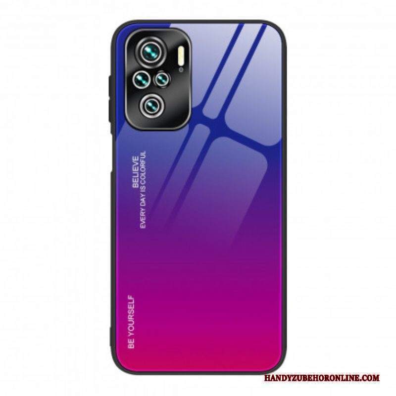 Cover Xiaomi Redmi Note 10 Pro Vetro Temperato Sii Te Stesso