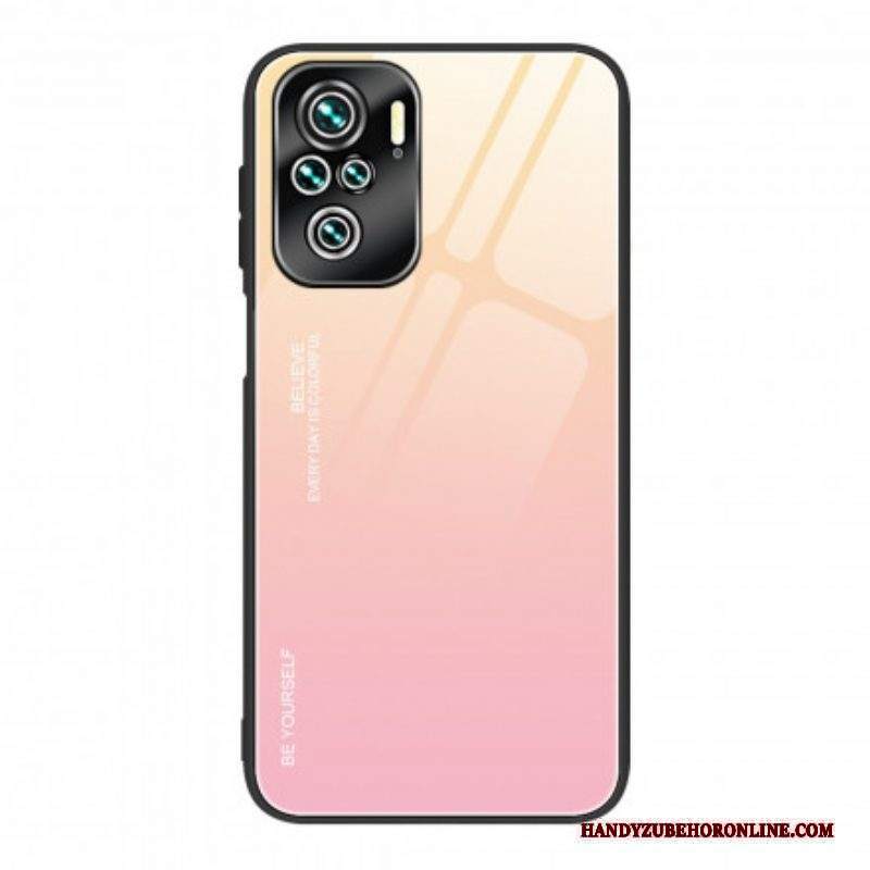 Cover Xiaomi Redmi Note 10 Pro Vetro Temperato Sii Te Stesso