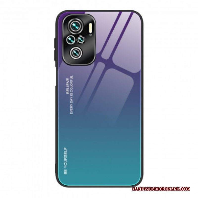 Cover Xiaomi Redmi Note 10 Pro Vetro Temperato Sii Te Stesso