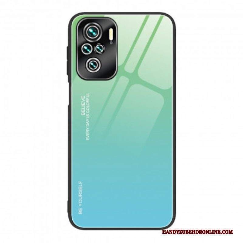 Cover Xiaomi Redmi Note 10 Pro Vetro Temperato Sii Te Stesso