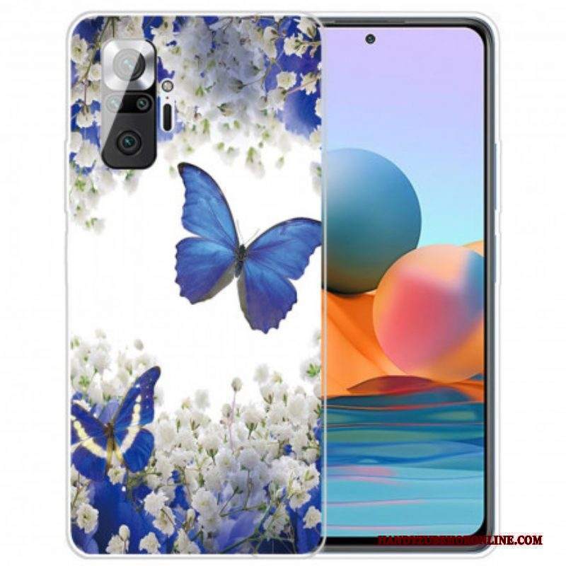 Cover Xiaomi Redmi Note 10 Pro Volo Di Farfalle