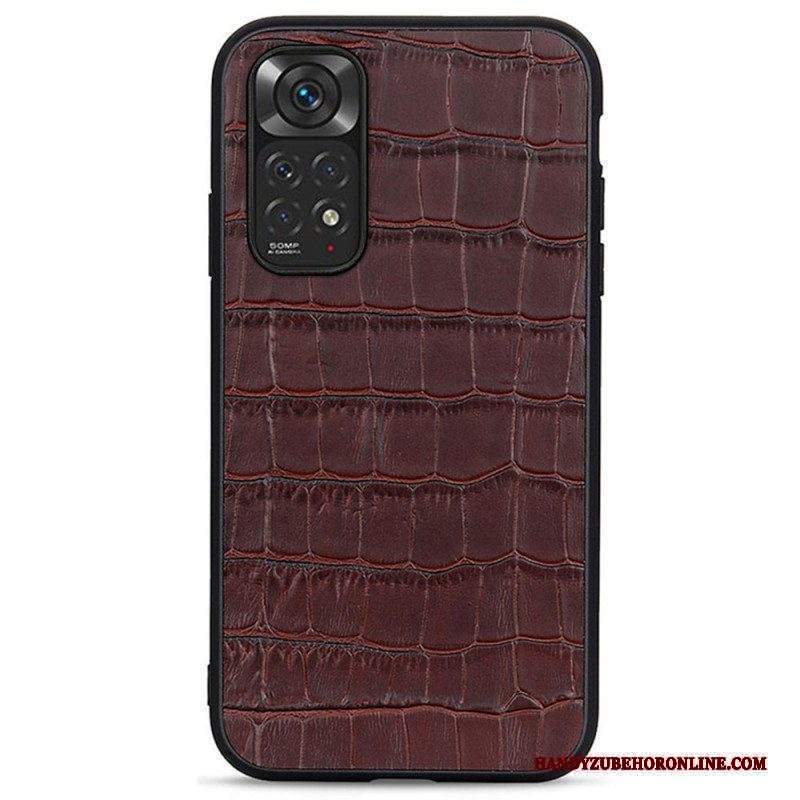 Cover Xiaomi Redmi Note 11 / 11S Effetto Pelle Di Coccodrillo