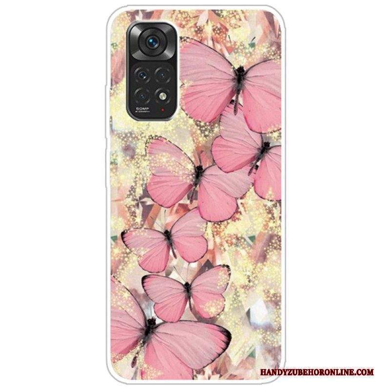 Cover Xiaomi Redmi Note 11 / 11S Farfalle Reali