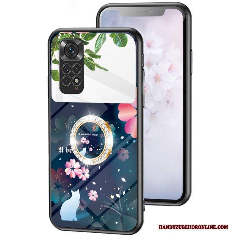 Cover Xiaomi Redmi Note 11 / 11S Specchio Con Anello Rotante