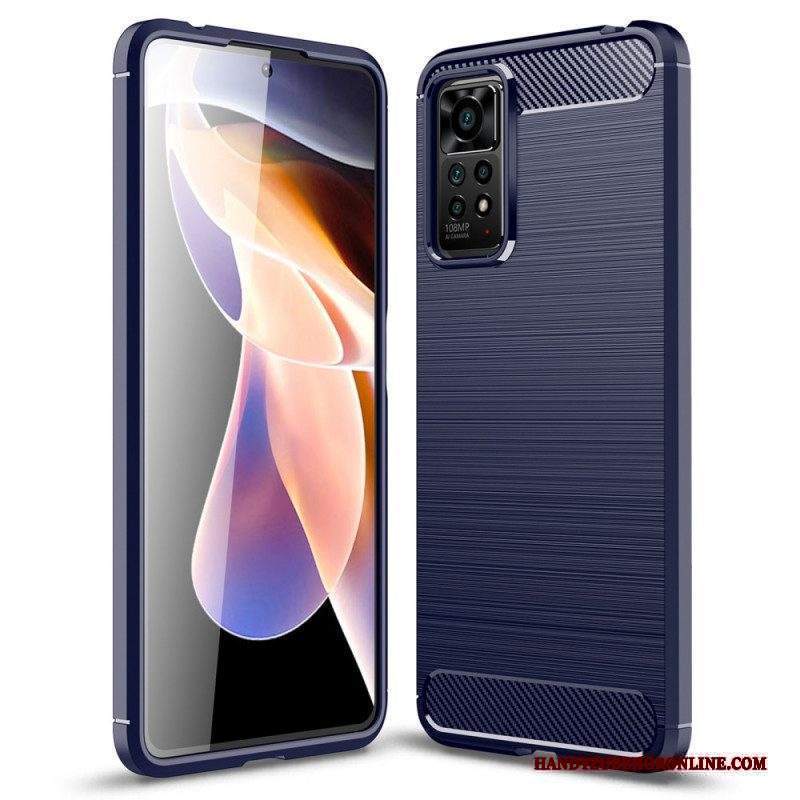 Cover Xiaomi Redmi Note 11 Pro / 11 Pro 5G Fibra Di Carbonio Spazzolata