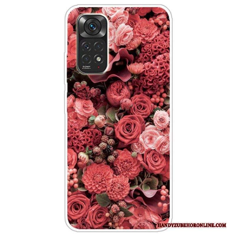 Cover Xiaomi Redmi Note 11 Pro / 11 Pro 5G Fiori Intensi