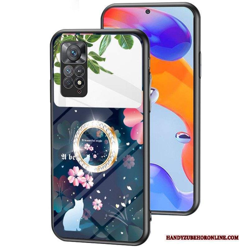 Cover Xiaomi Redmi Note 11 Pro / 11 Pro 5G Specchio Con Anello Rotante