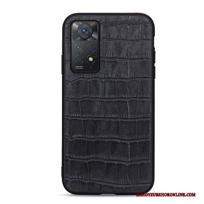 Cover Xiaomi Redmi Note 11 Pro / 11 Pro 5G Vera Pelle Di Coccodrillo