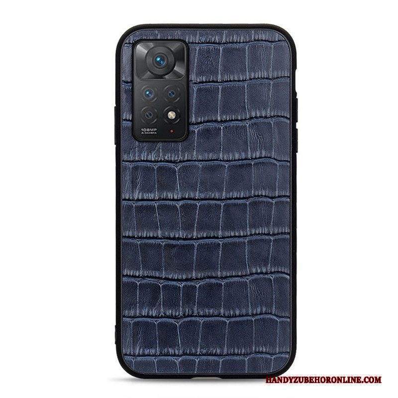 Cover Xiaomi Redmi Note 11 Pro / 11 Pro 5G Vera Pelle Di Coccodrillo