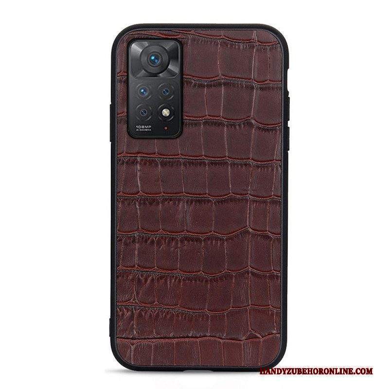 Cover Xiaomi Redmi Note 11 Pro / 11 Pro 5G Vera Pelle Di Coccodrillo