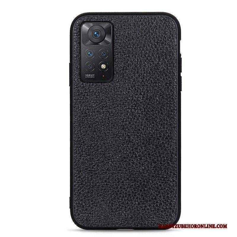 Cover Xiaomi Redmi Note 11 Pro / 11 Pro 5G Vera Pelle Di Litchi