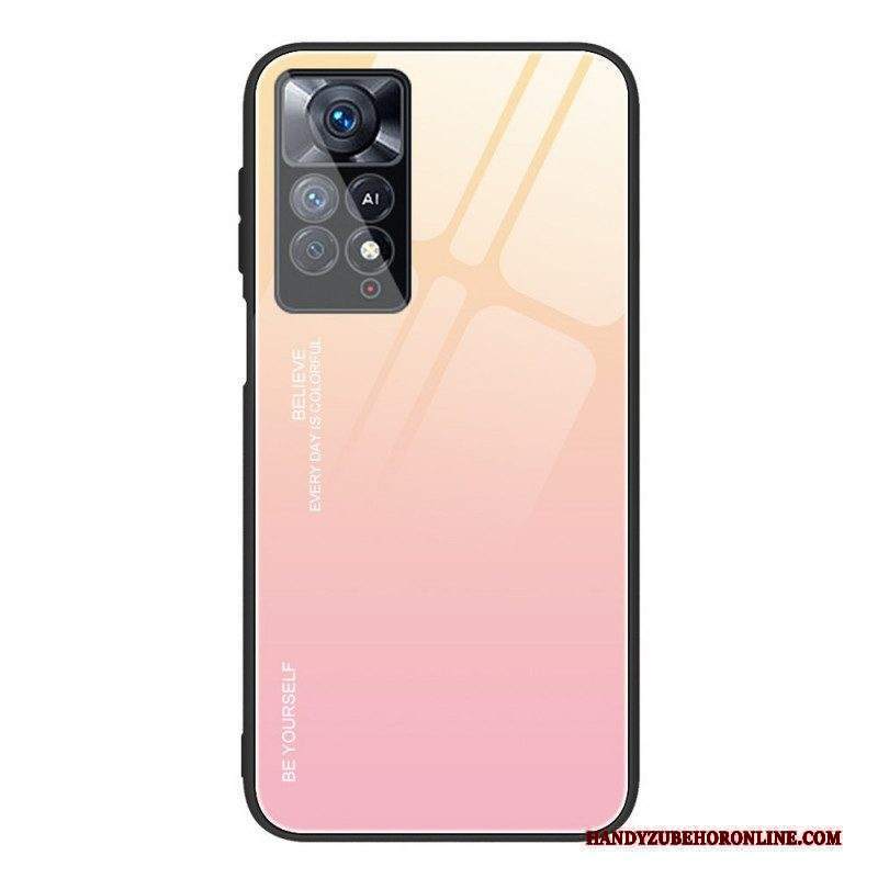 Cover Xiaomi Redmi Note 11 Pro / 11 Pro 5G Vetro Temperato Sii Te Stesso