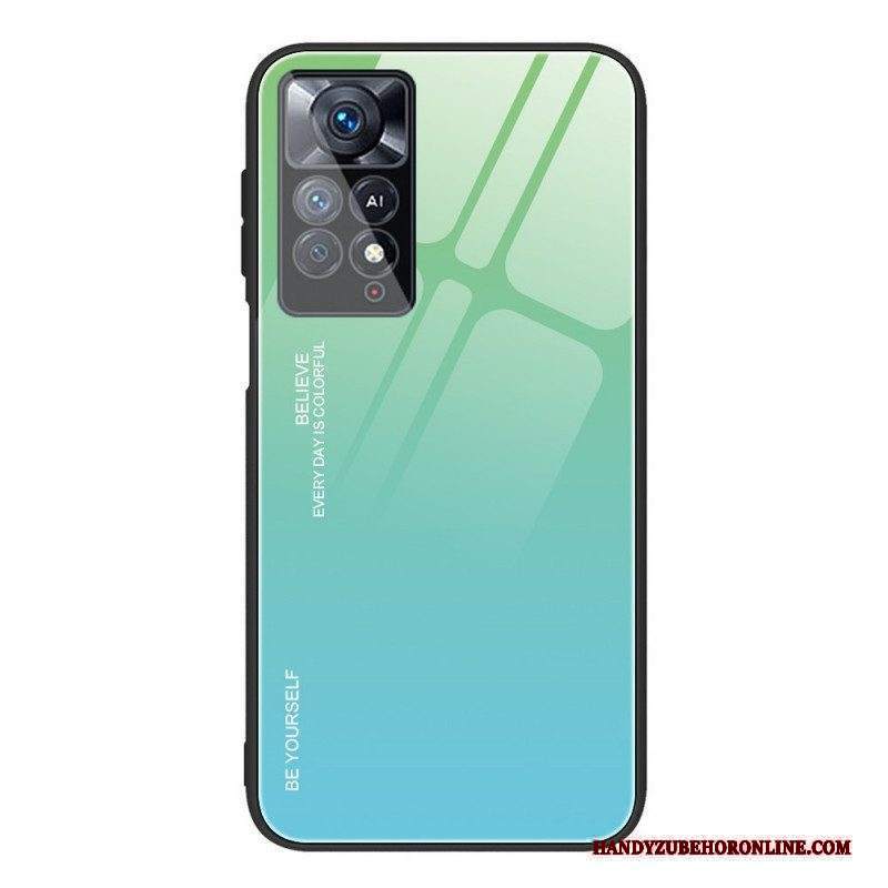 Cover Xiaomi Redmi Note 11 Pro / 11 Pro 5G Vetro Temperato Sii Te Stesso