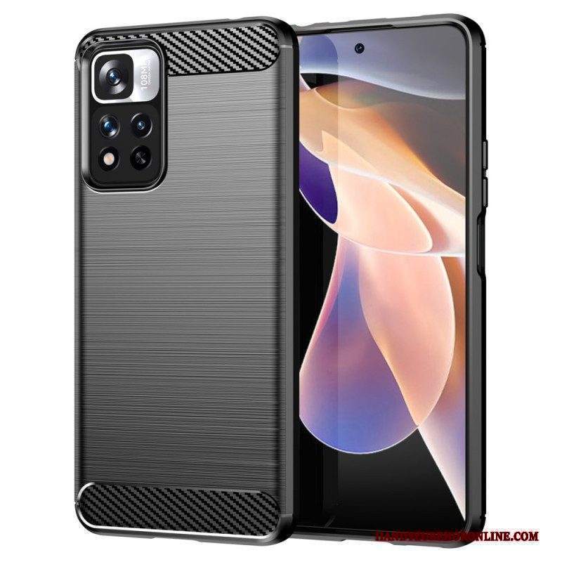 Cover Xiaomi Redmi Note 11 Pro Plus 5G Fibra Di Carbonio Spazzolata