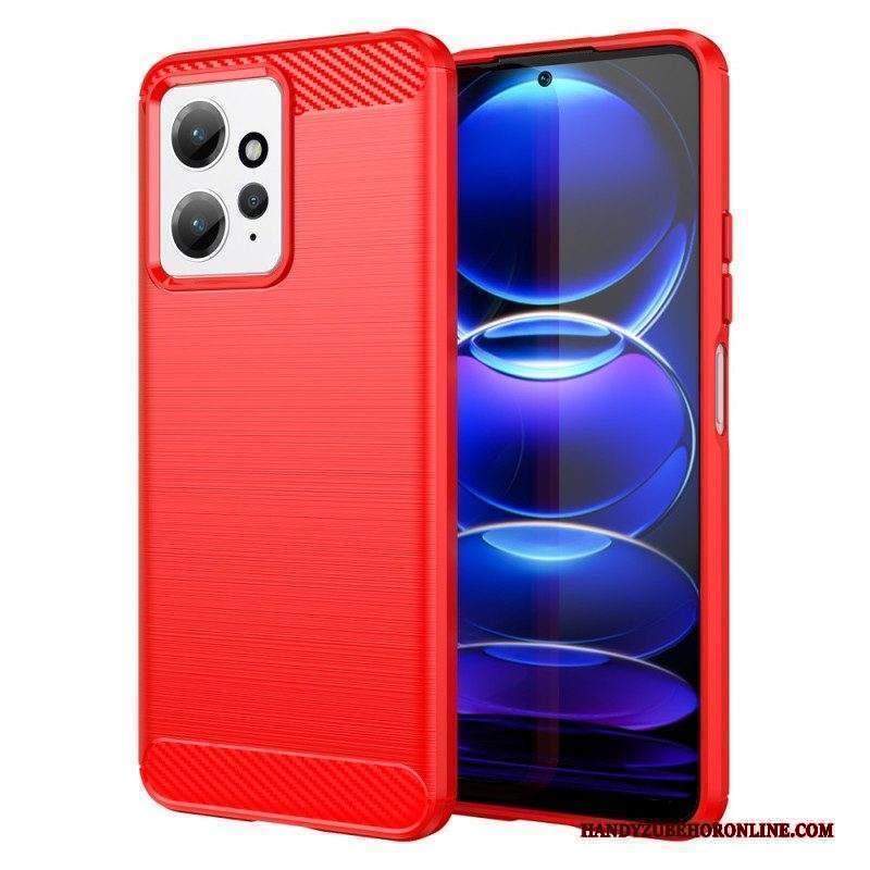 Cover Xiaomi Redmi Note 12 4G Fibra Di Carbonio Spazzolata