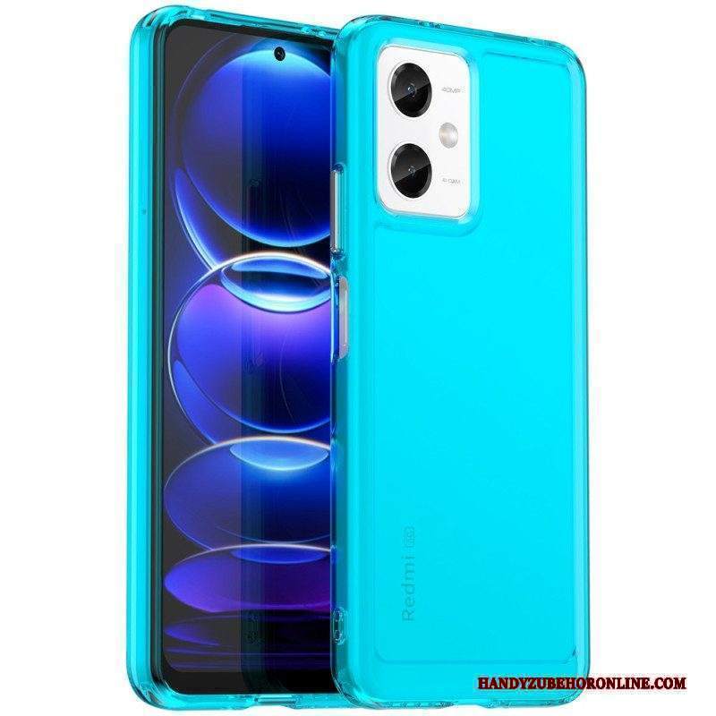 Cover Xiaomi Redmi Note 12 5G Serie Di Caramelle Trasparenti