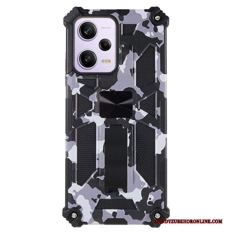 Cover Xiaomi Redmi Note 12 5G Supporto Rimovibile Mimetico