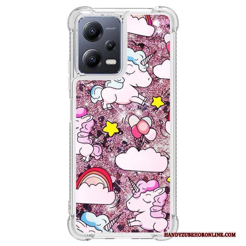 Cover Xiaomi Redmi Note 12 5G Unicorni Glitterati