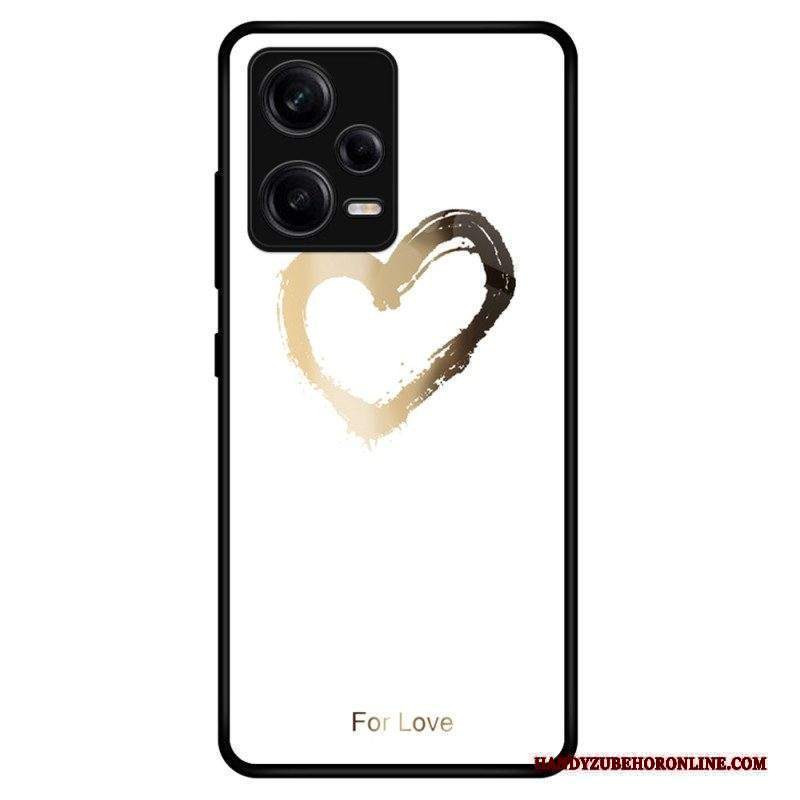 Cover Xiaomi Redmi Note 12 Pro Cuore In Vetro Temperato