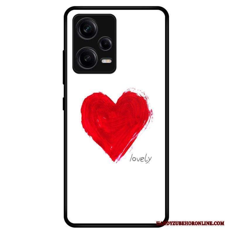 Cover Xiaomi Redmi Note 12 Pro Cuore In Vetro Temperato