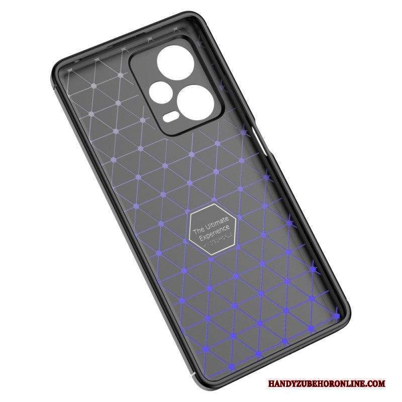 Cover Xiaomi Redmi Note 12 Pro Doppia Linea Litchi Effetto Pelle