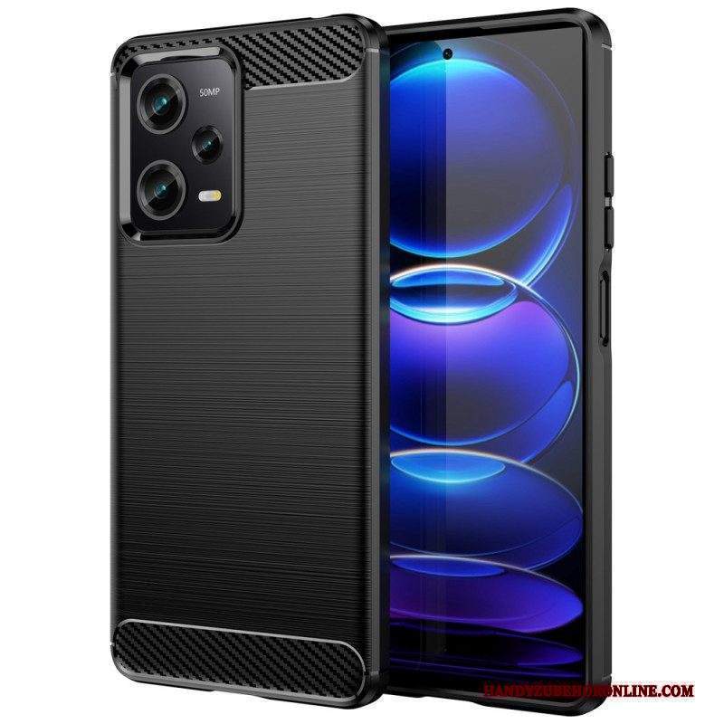 Cover Xiaomi Redmi Note 12 Pro Fibra Di Carbonio Spazzolata