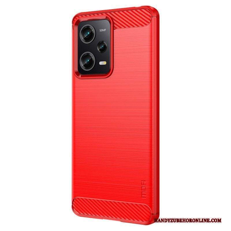 Cover Xiaomi Redmi Note 12 Pro Fibra Di Carbonio Spazzolata Mofi