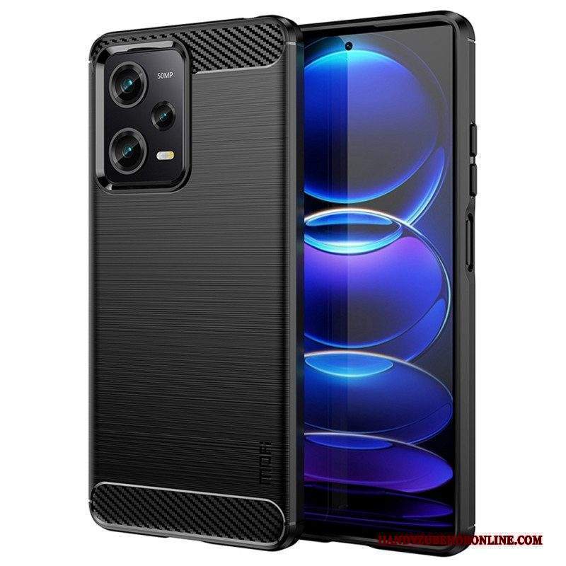 Cover Xiaomi Redmi Note 12 Pro Plus Fibra Di Carbonio Spazzolata