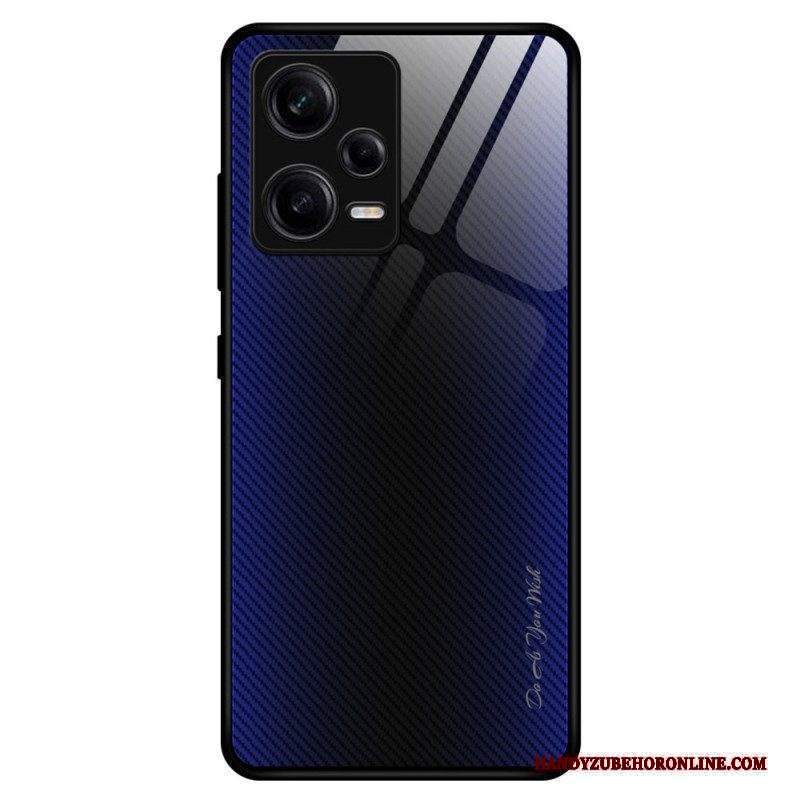 Cover Xiaomi Redmi Note 12 Pro Vetro Temperato In Fibra Di Carbonio