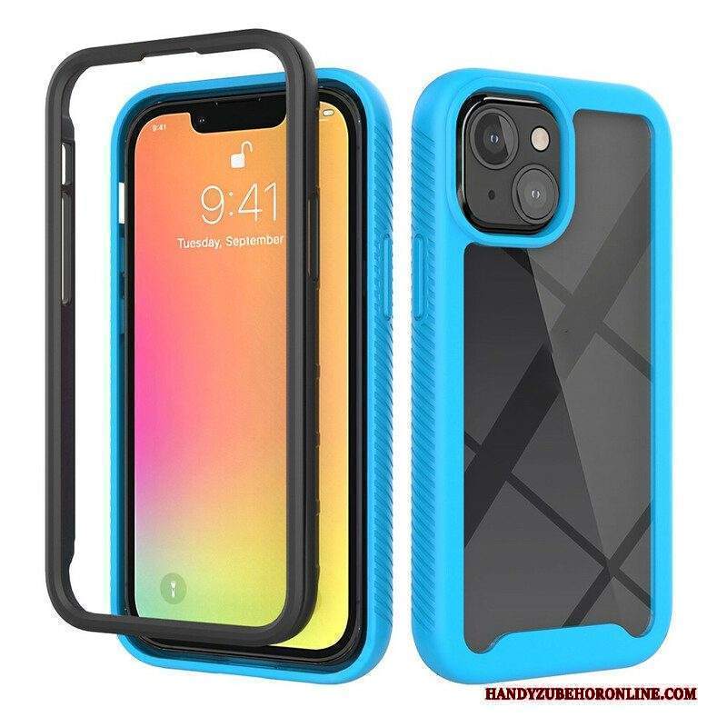 Cover iPhone 13 Mini Bordi In Silicone Dal Design Ibrido