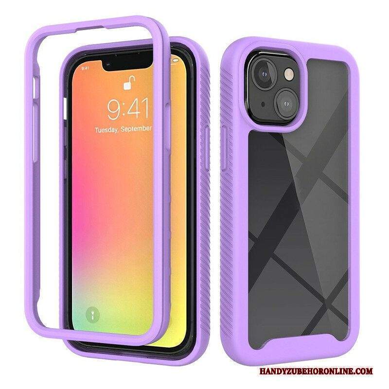 Cover iPhone 13 Mini Bordi In Silicone Dal Design Ibrido