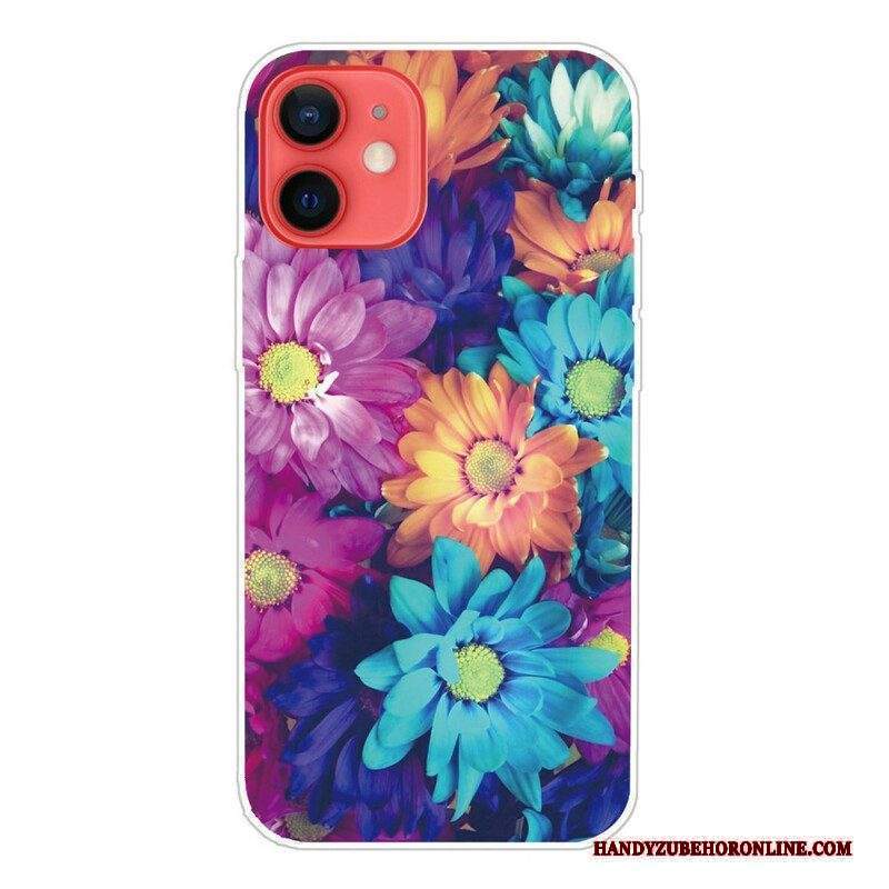 Cover iPhone 13 Mini Fiori Flessibili