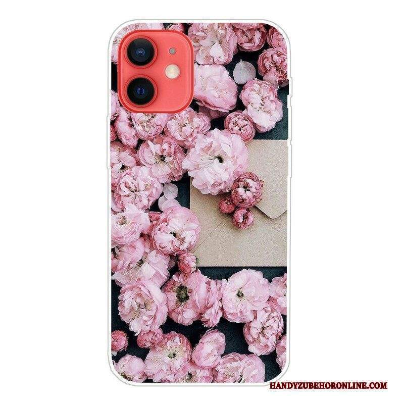 Cover iPhone 13 Mini Fiori Intensi