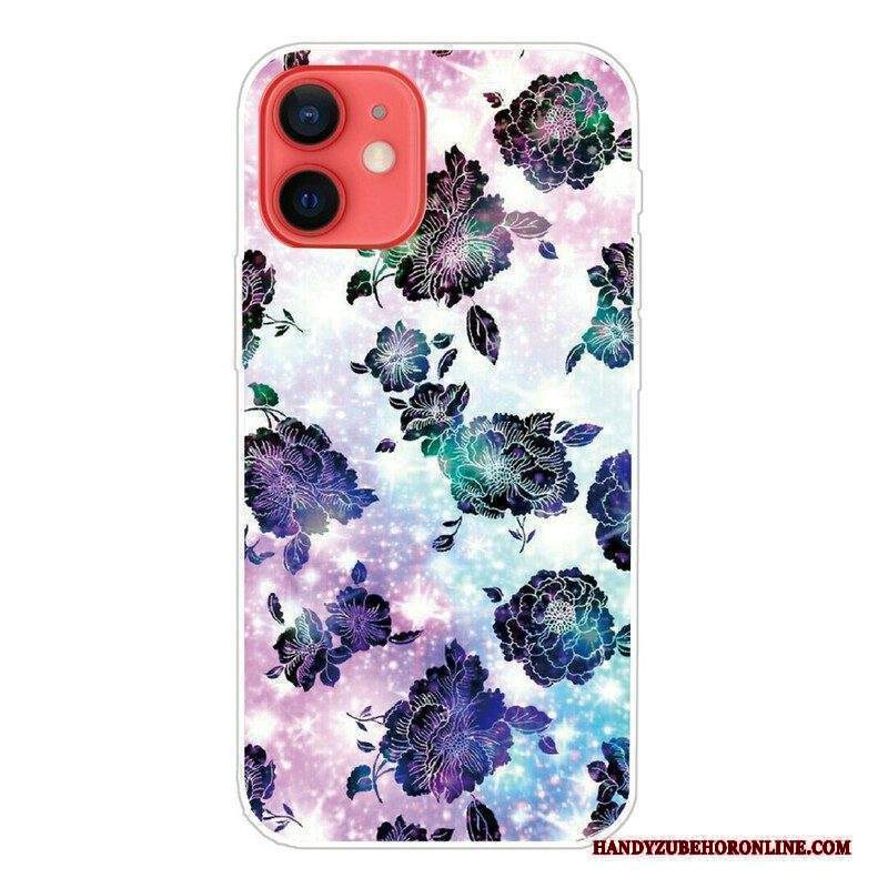 Cover iPhone 13 Mini Fiori Intensi