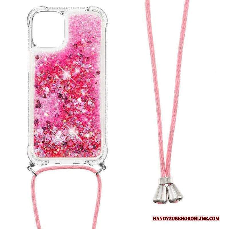 Cover iPhone 13 Mini Paillettes Con Coulisse