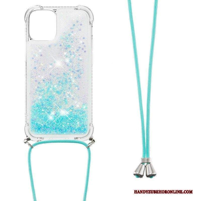 Cover iPhone 13 Mini Paillettes Con Coulisse