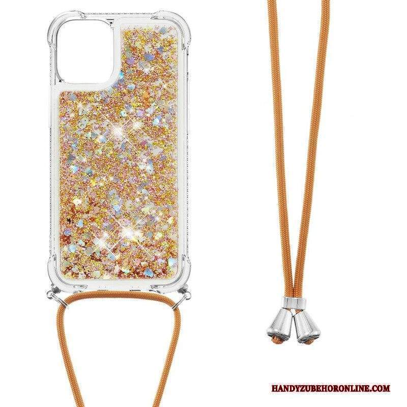 Cover iPhone 13 Mini Paillettes Con Coulisse