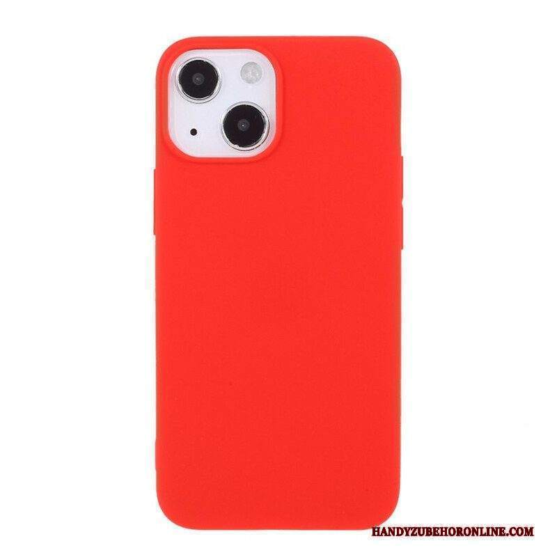 Cover iPhone 13 Mini Silicone Flessibile Opaco