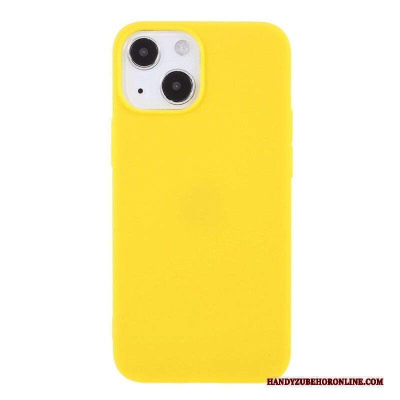 Cover iPhone 13 Mini Silicone Flessibile Opaco