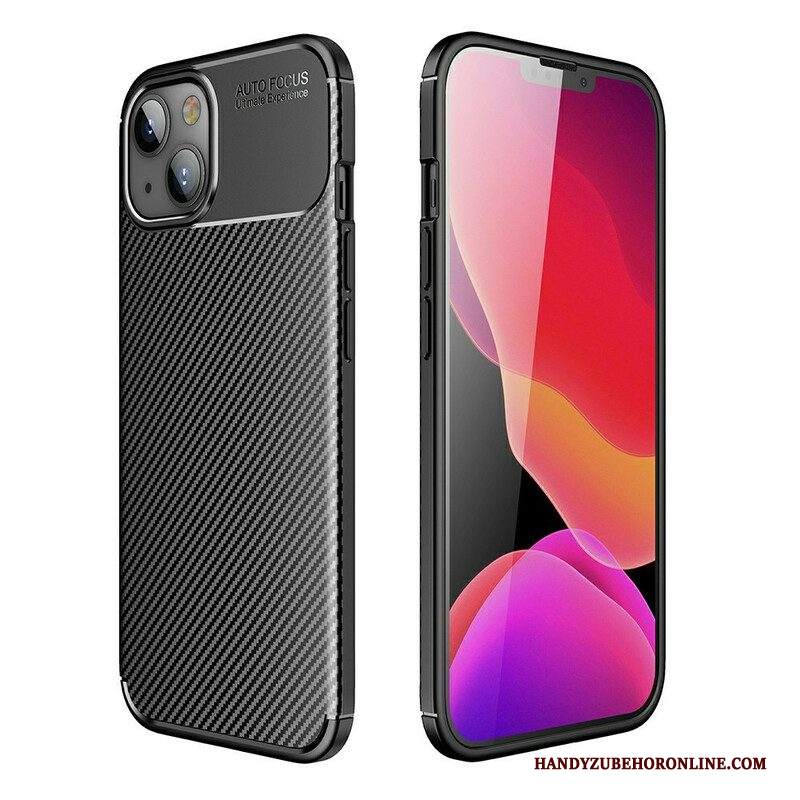 Cover iPhone 13 Mini Struttura Flessibile In Fibra Di Carbonio