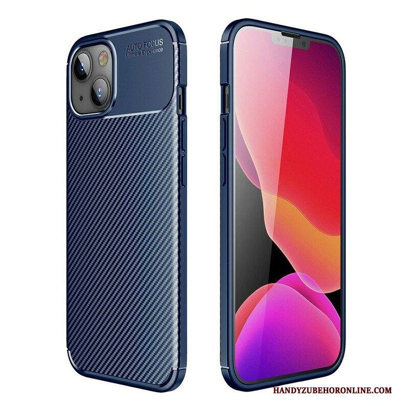 Cover iPhone 13 Mini Struttura Flessibile In Fibra Di Carbonio