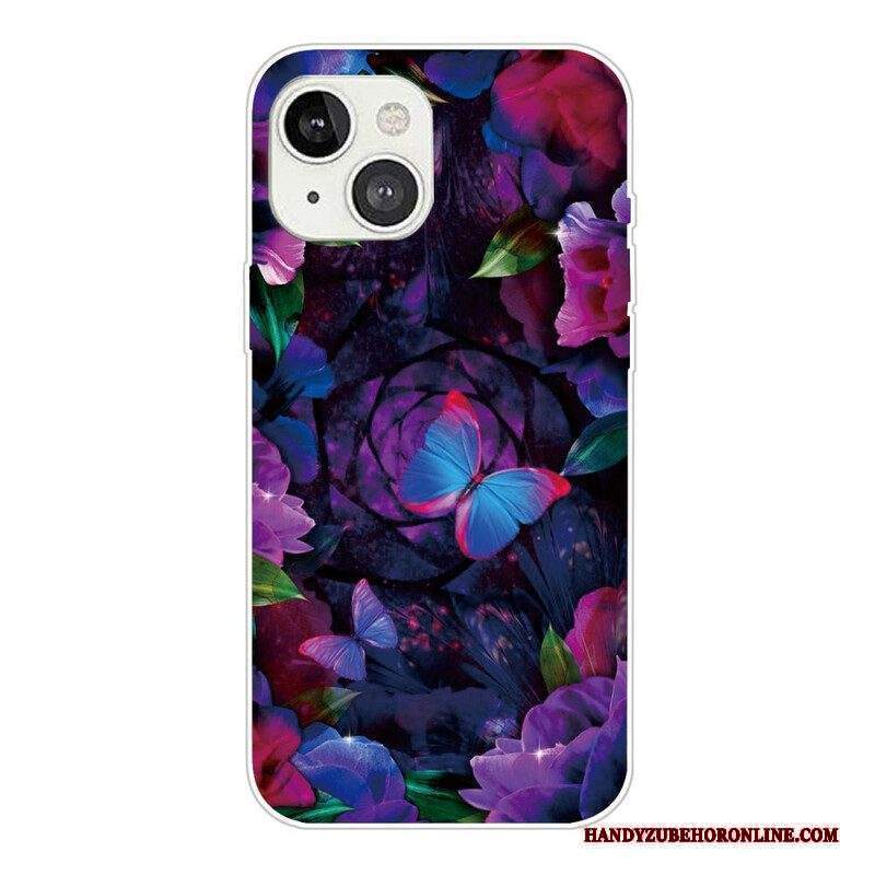 Cover iPhone 13 Mini Variazione Farfalle