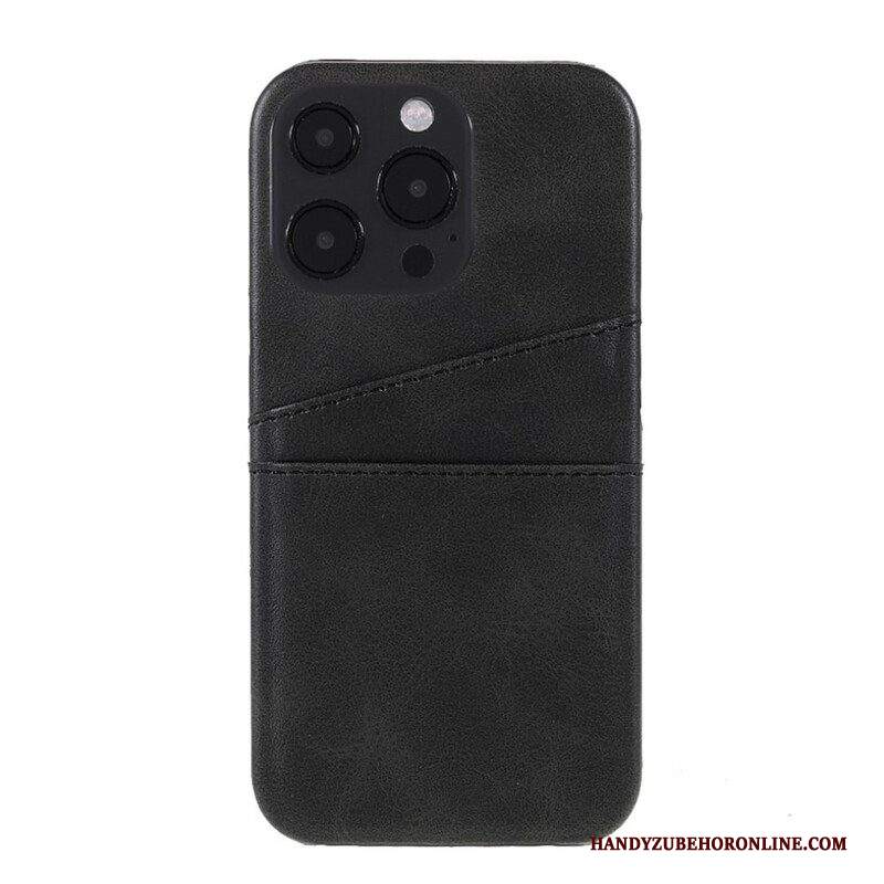 Cover iPhone 13 Pro Doppio Titolare Della Carta