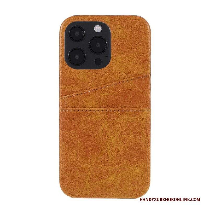 Cover iPhone 13 Pro Doppio Titolare Della Carta