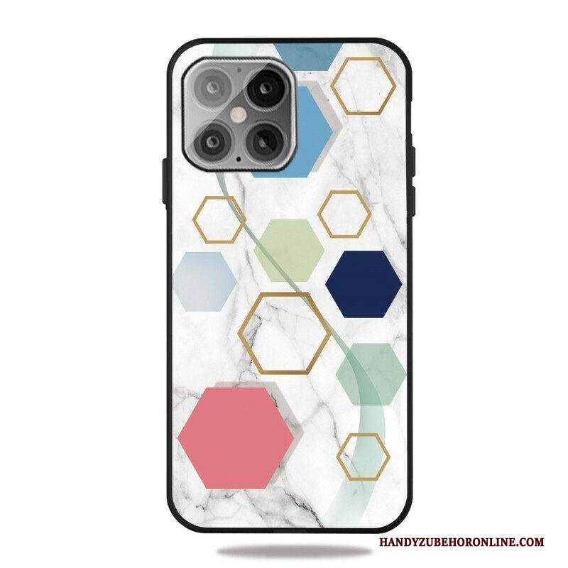 Cover iPhone 13 Pro Geometria Del Marmo